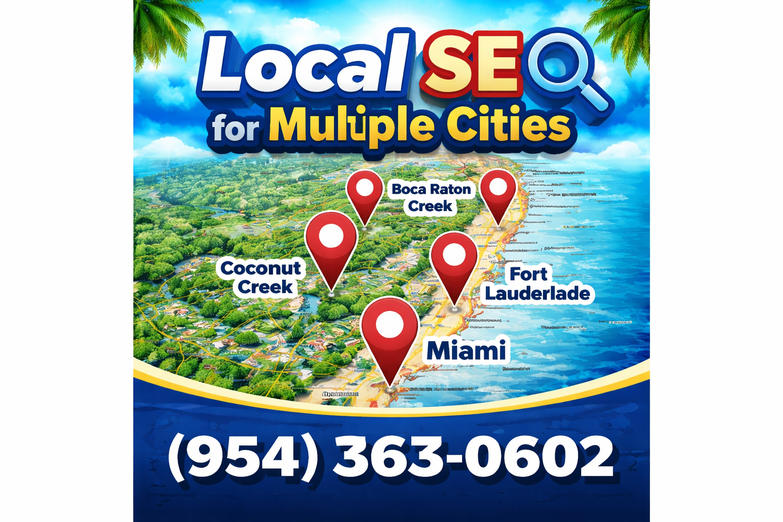 Local SEO for Multiple Cities in Coconut Creek
